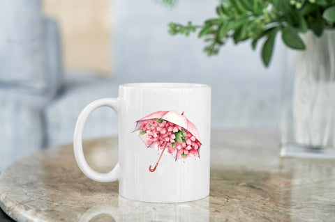 Flower Umbrella Watercolor Sublimation Sublimation Regulrcrative 