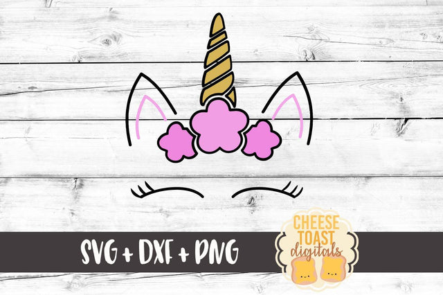 Flower Unicorn SVG Cheese Toast Digitals 