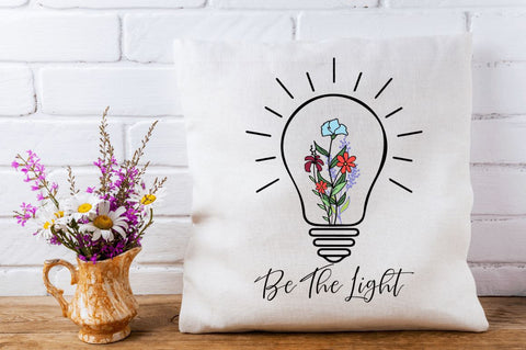 Flower with Inspirational Sublimation Bundle Sublimation Regulrcrative 