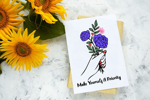 Flower with Inspirational Sublimation Bundle Sublimation Regulrcrative 