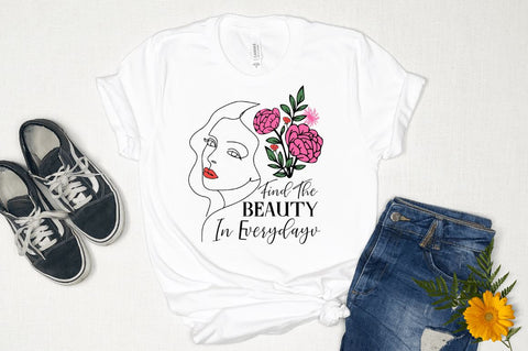 Flower with Inspirational Sublimation Bundle Sublimation Regulrcrative 