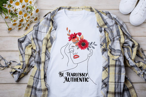 Flower with Inspirational Sublimation Bundle Sublimation Regulrcrative 