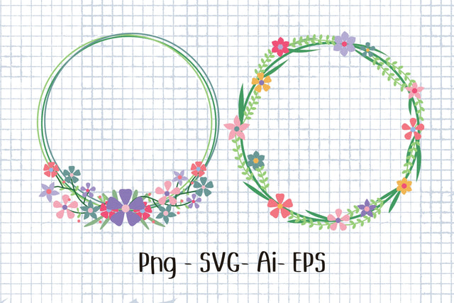 Flower Wreath 4 SVG Aisyah 