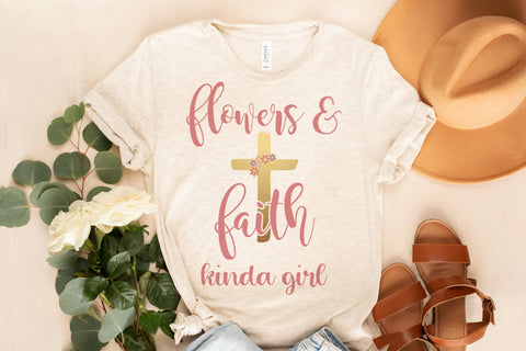 Flowers and Faith SVG | Cross Clip Art SVG Maggie Do Design 