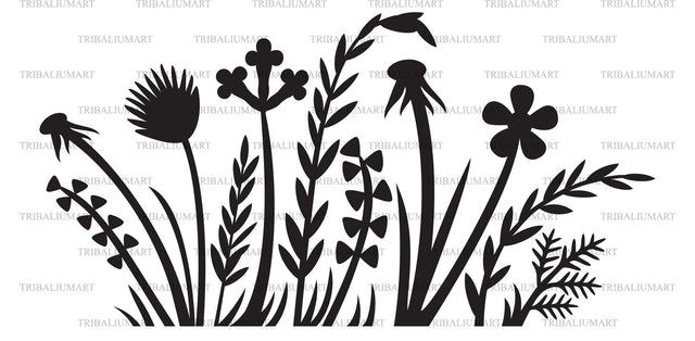 Flowers and plants SVG TribaliumArtSF 
