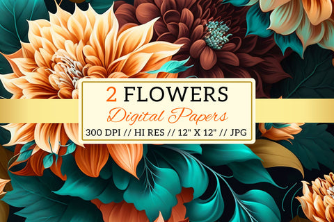 flowers background, background, flowers in the garden Digital Pattern FloridPrintables 