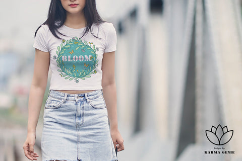 Flowers & Butterflies - SVG PNG Boho Floral Graphic Sublimation SVG Karma Genie Graphics 