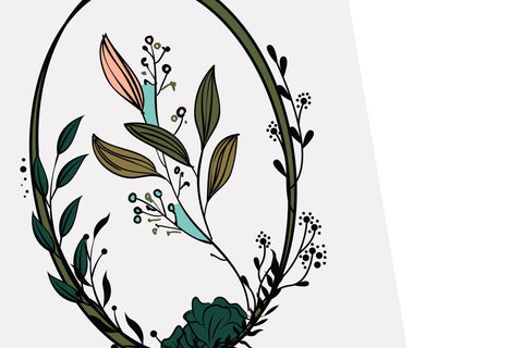 Flowers Card, Flowers illustrations SVG Rupkotha 