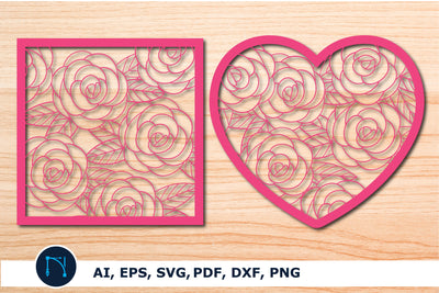 Flowers card SVG and Flowering Heart SVG MD JOYNAL ABDIN 