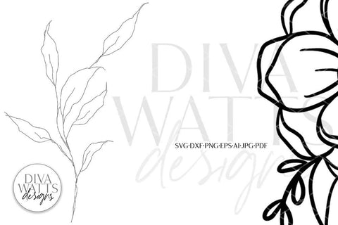Flowers in Tea Cup SVG | Boho Farmhouse Design SVG Diva Watts Designs 