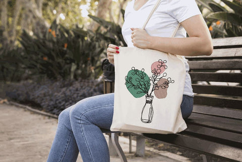 Flowers in Vase 2 Machine Embroidery Design Embroidery/Applique DESIGNS Angie 