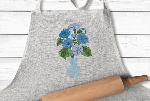 Flowers in Vase Machine Embroidery Design Embroidery/Applique DESIGNS Angie 