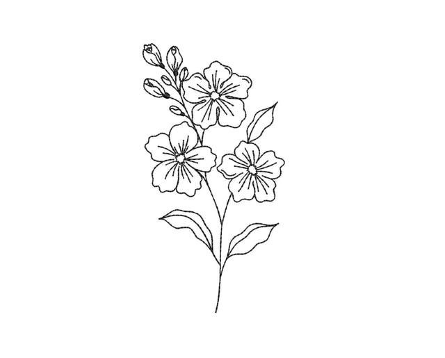 Flowers Machine Embroidery Design, 4 sizes Embroidery/Applique DESIGNS Nino Nadaraia 