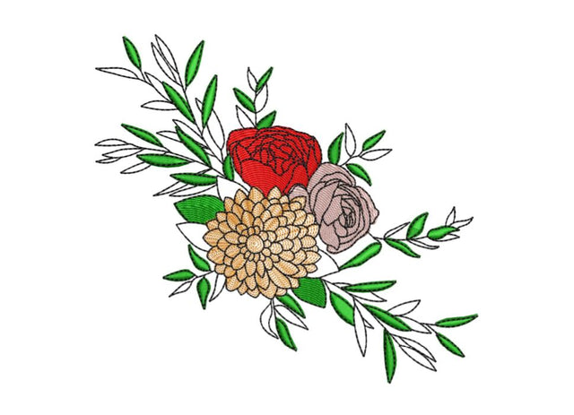 Flowers Machine Embroidery Design Embroidery/Applique DESIGNS Angie 