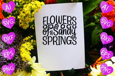 Flowers of Sandy Springs SVG CraftlabSvg29 