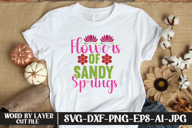 Flowers Of Sandy Springs SVG CUT FILE SVG MStudio 