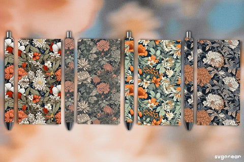 Flowers Pen Wraps Bundle | Sublimation Sublimation SvgOcean 