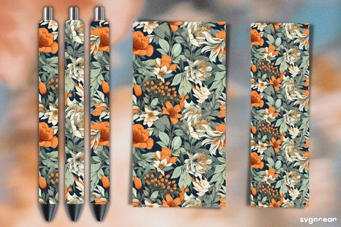 Flowers Pen Wraps Bundle | Sublimation Sublimation SvgOcean 