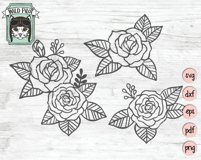 Flowers SVG Cut File SVG Wild Pilot 