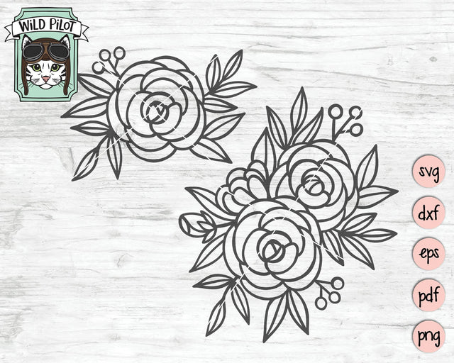 Flowers SVG Cut File SVG Wild Pilot 