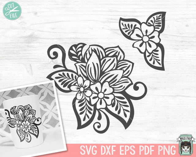 Flowers SVG Cut File SVG Wild Pilot 