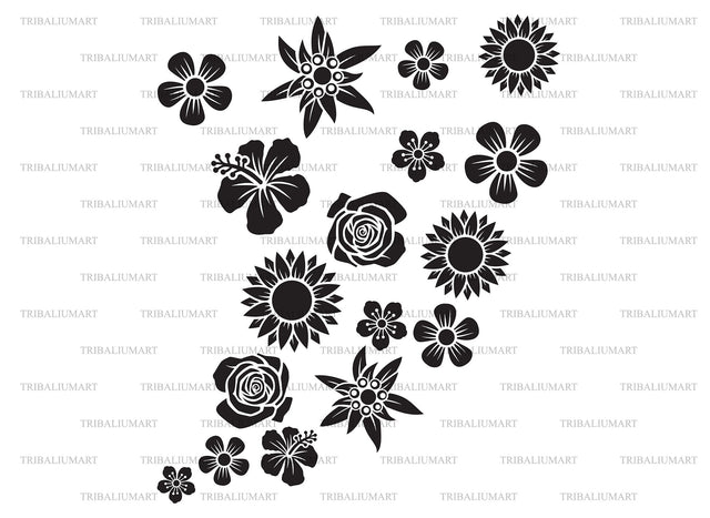 Flowers SVG TribaliumArtSF 