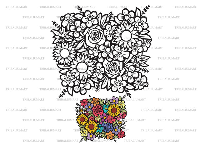 Flowers SVG TribaliumArtSF 