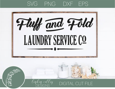 Fluff and Fold Laundry SVG SVG Linden Valley Designs 