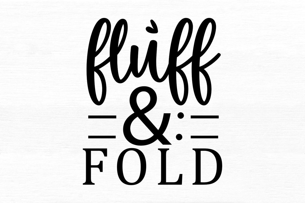 Fluff and fold SVG - So Fontsy