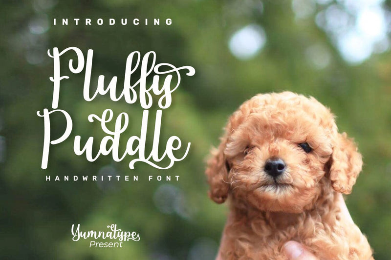 Fluffy Puddle Font yumnatype 