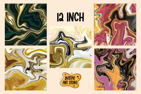 Fluid art digital paper. 30 liquid pattern background bundle Digital Pattern Yustaf Art Store 