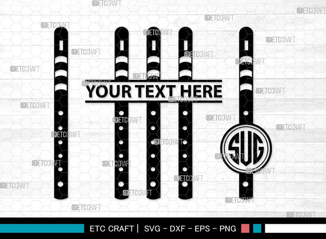 Flute Instrument Monogram SVG | Flute Svg | Musical Instrument Svg | Instrument Svg | Marching Band | Bundle | Flute Instrument Cilpart SVG ETC Craft 