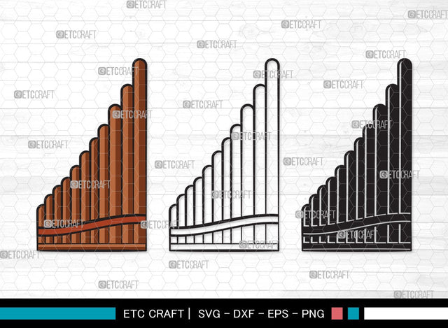 Flute Instrument SVG | Flute Svg | Musical Instrument Svg | Instrument Svg | Marching Band | Bundle | Flute Instrument Cilpart SVG ETC Craft 