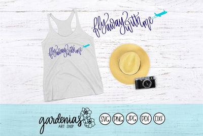 Fly Away With Me SVG Gardenias Art Shop 