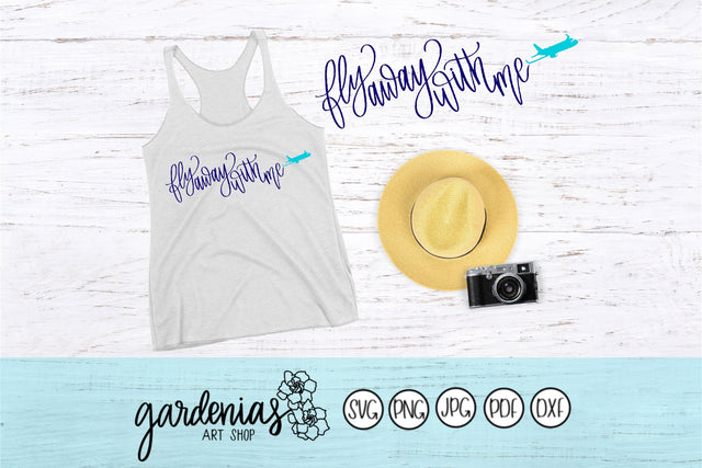 Fly Away With Me SVG Gardenias Art Shop 