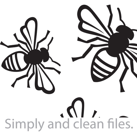 Flying bee SVG TribaliumArtSF 