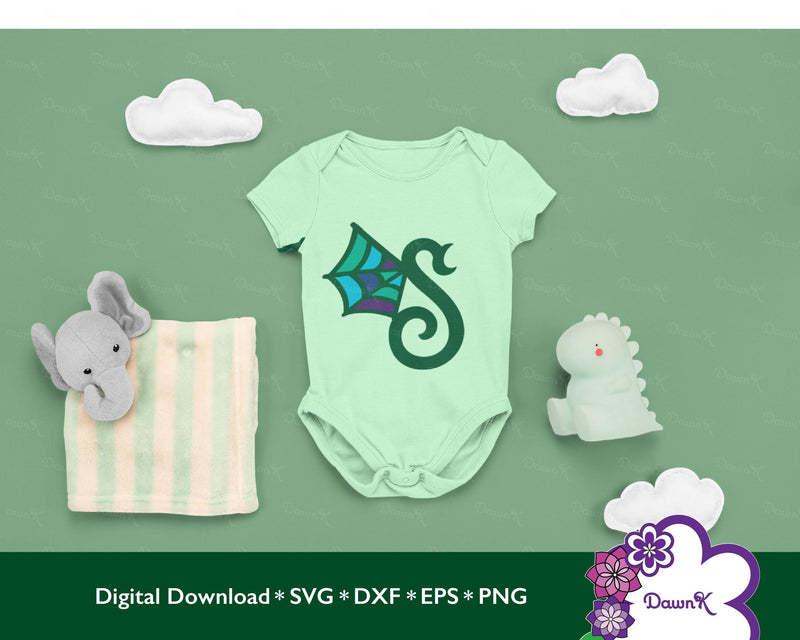 Flying Dragon Wing Alphabet SVG | Dawn K Designs - So Fontsy