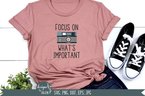 Focus on what's important, Photography svg SVG Designs by Jolein 