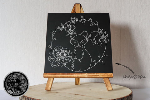 Foil Quill | Single Line | Sketch - Fox 2 Sketch DESIGN DrawnTogether with love 