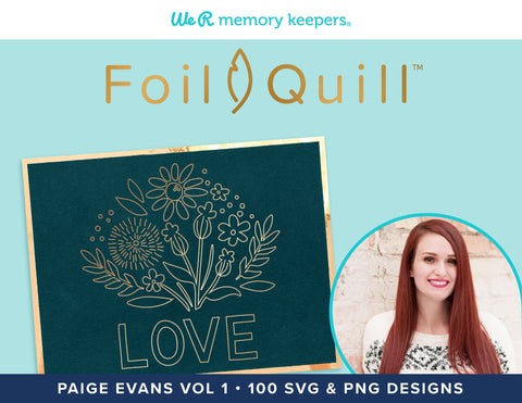 Foil Quill Sketch Bundle: 100 Doodles, Flowers, and Letters (Paige Evans Vol 1) SVG We R Memory Keeper's Foil Quill 