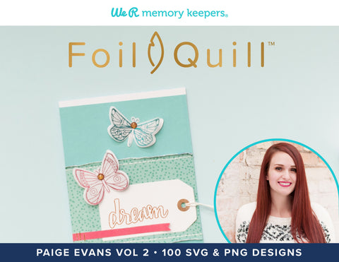 Foil Quill SVG Bundle: 100 Frames, Icons, and Doodles (Paige Evans Vol 2) SVG We R Memory Keeper's Foil Quill 