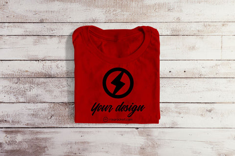 Folded Tee Craft PNG Mockup Mock Up Photo Risa Rocks It 