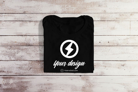Folded Tee Craft PNG Mockup Mock Up Photo Risa Rocks It 