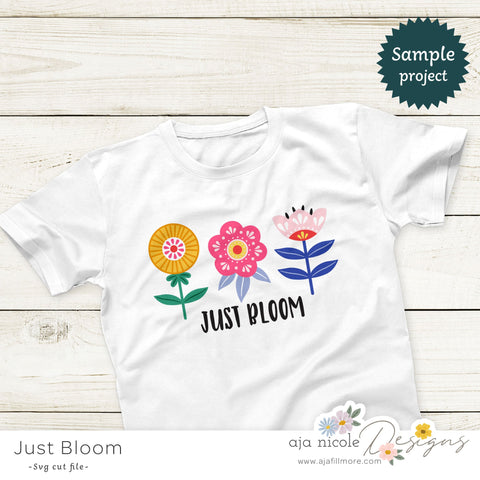 Folk Art Flowers SVG Aja Nicole Designs 