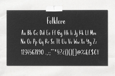 Folklore Font Sunday Nomad 