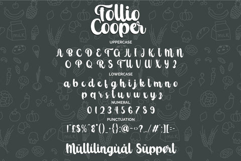 Follio Cooper - Bold Script Font Font Fallen Graphic Studio 