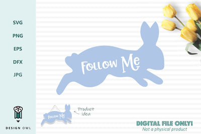 Follow me SVG Design Owl 