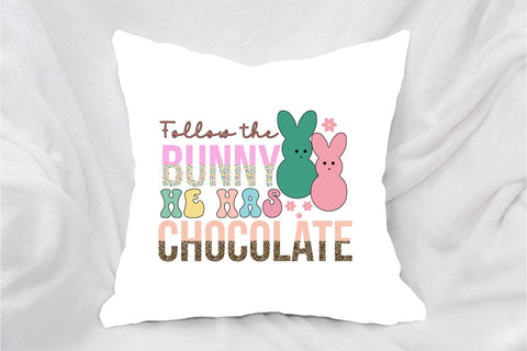 Follow the bunny he has chocolate Sublimation Rupkotha 