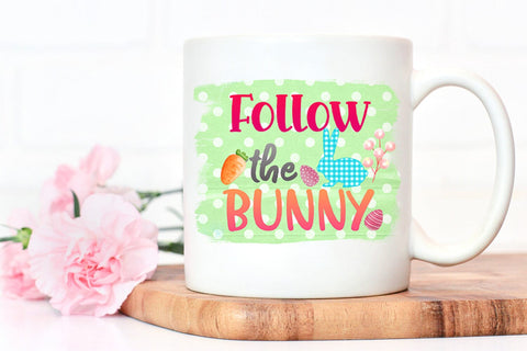 Follow the Bunny I Easter Sublimation I Easter PNG Design Sublimation Happy Printables Club 
