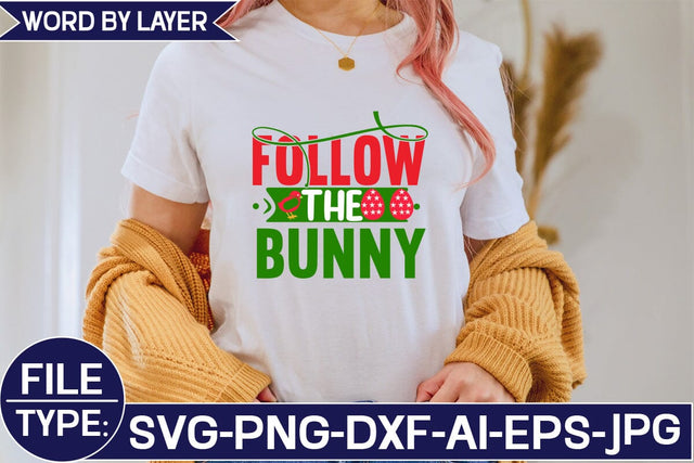 Follow the Bunny SVG Cut File SVG Studio Innate 